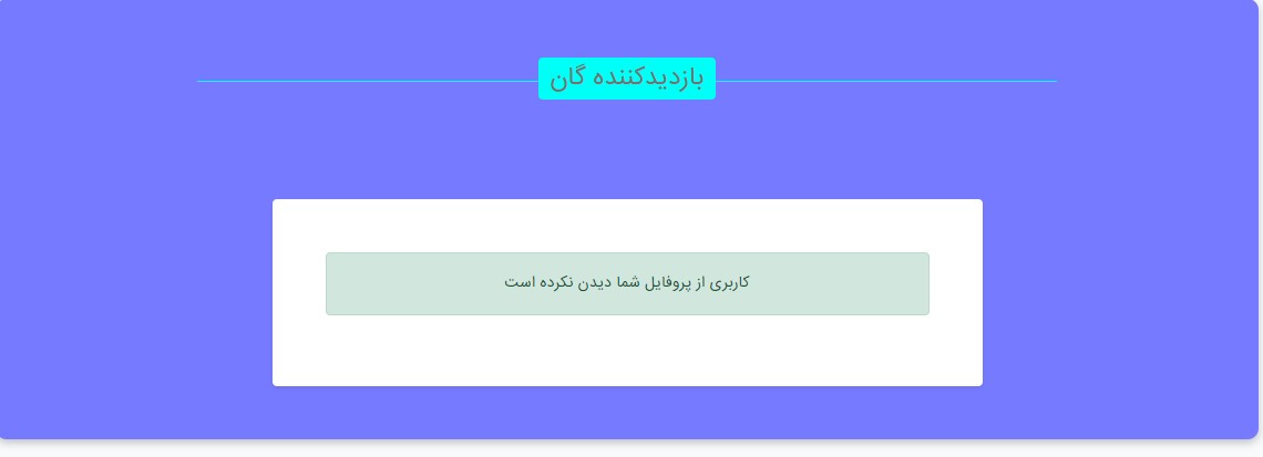 بازدید کننده گان
